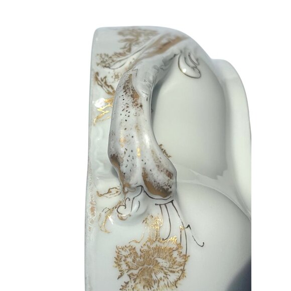 Extremely Rare Marks Antique 1800s Haviland Limoges Porcelain Dish Rare Pattern - Picture 10 of 16